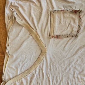 POL Size Large Decorative Pocket Vneck